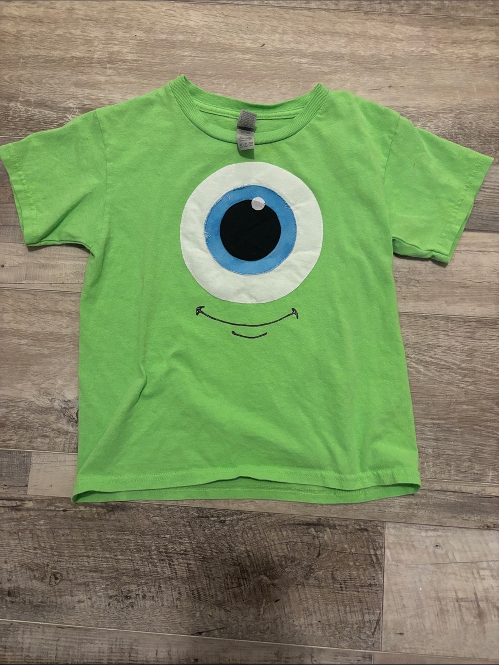 Disney Lime Green One-Eyed Monster Graphic Tee